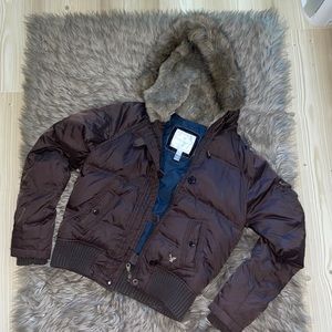 Vintage 2000s AEO Puffer Bomber Jacket
